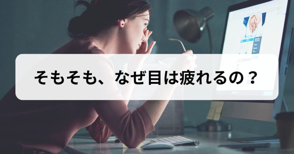 そもそも、なぜ目は疲れるの？